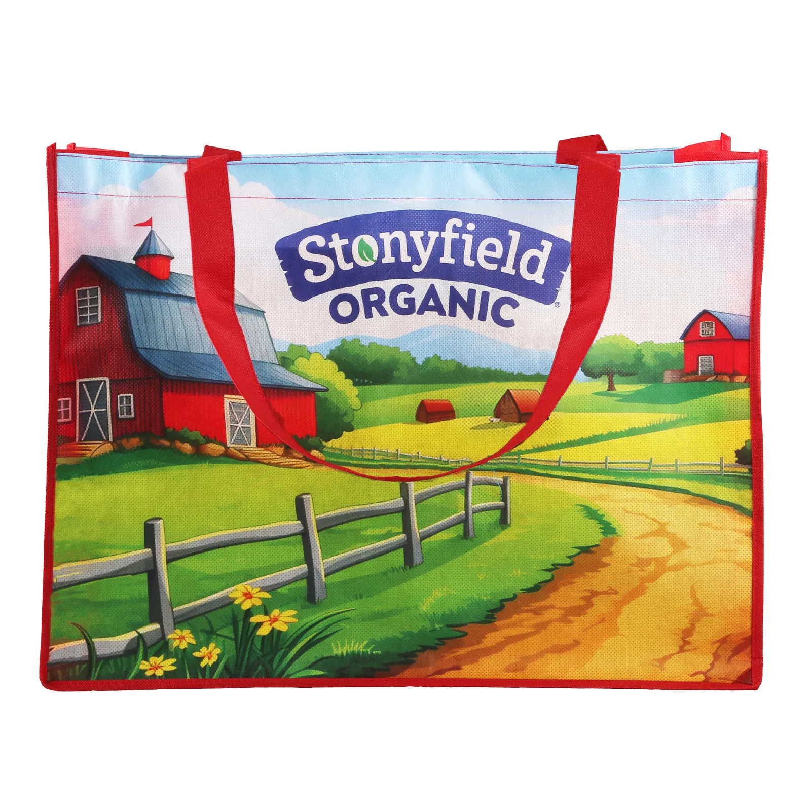 Custom Tote Bag Non-Woven Sublimated Two-Sided - 20 x 15 in - product view 7