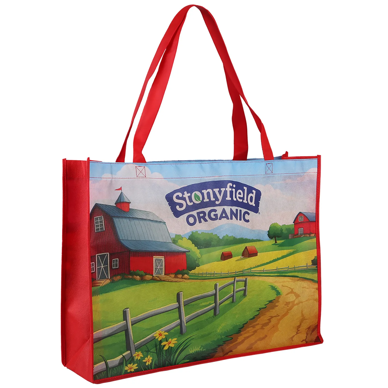 Custom Tote Bag Non-Woven Sublimated Two-Sided - 20 x 15 in - product view 9