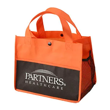 Custom Tote Bag Non-Woven Mini Lunch Style - 11 x 8.5 in - product view 3