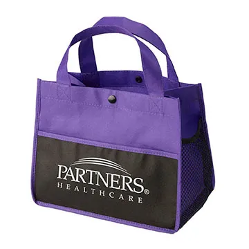 Custom Tote Bag Non-Woven Mini Lunch Style - 11 x 8.5 in - product view 7