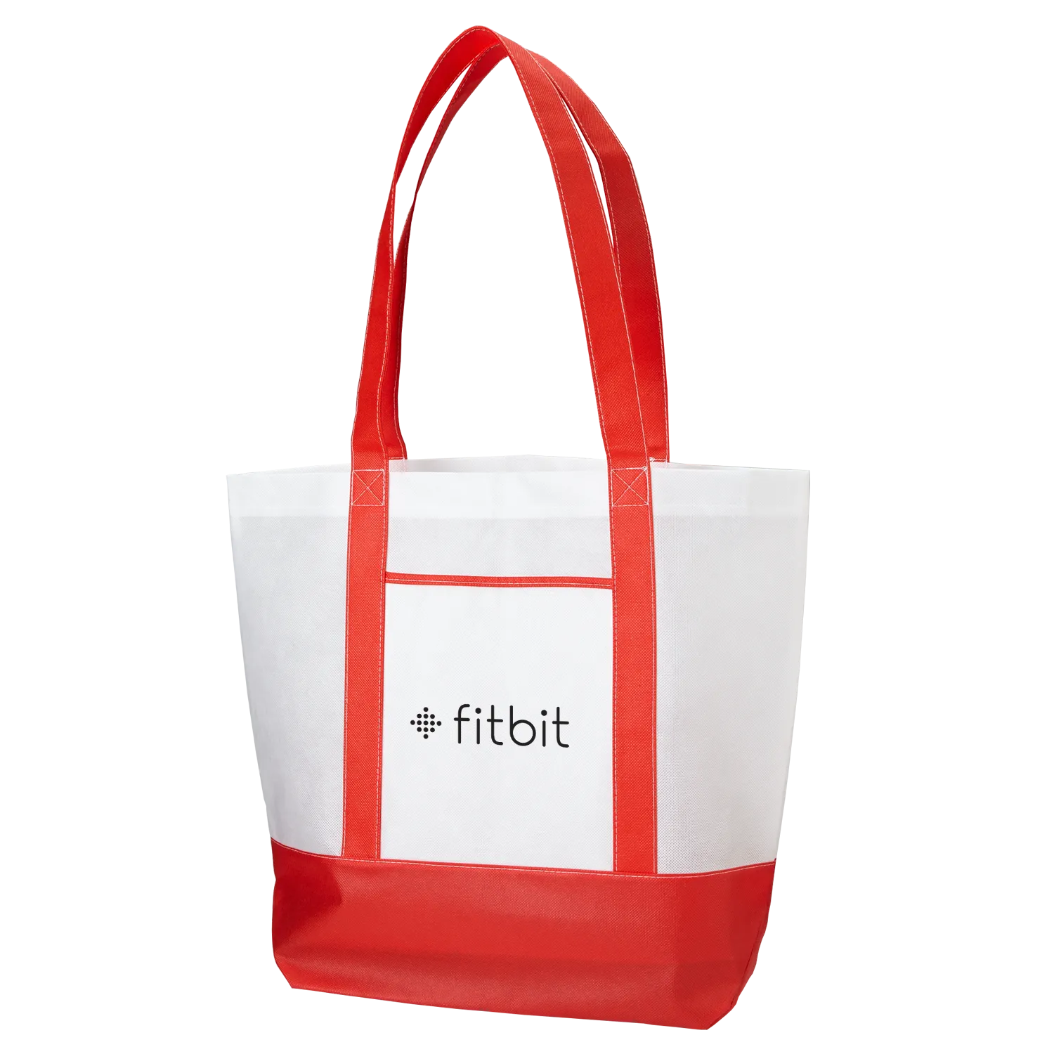 Custom Tote Bag Non-Woven Nautical Two-Tone - 18 x 15 in - product view 2