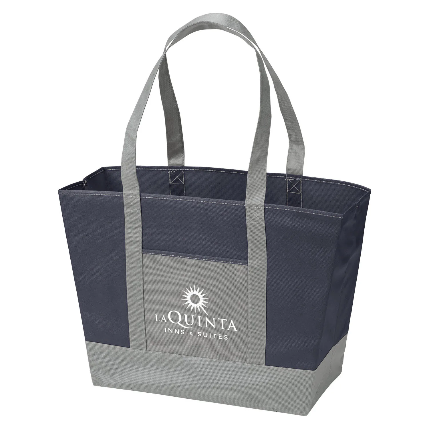 Custom Tote Bag Non-Woven Large Nautical Style - 21 x 15 in - product view 9