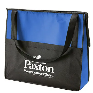 Custom Tote Bag Non-Woven Zipper Closure - 15 x 13 in - product view 2