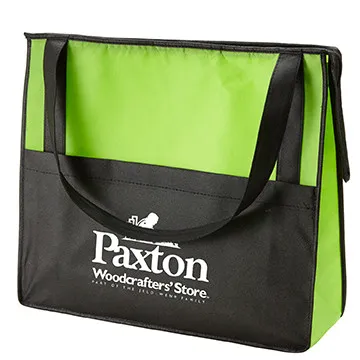 Custom Tote Bag Non-Woven Zipper Closure - 15 x 13 in - product view 5