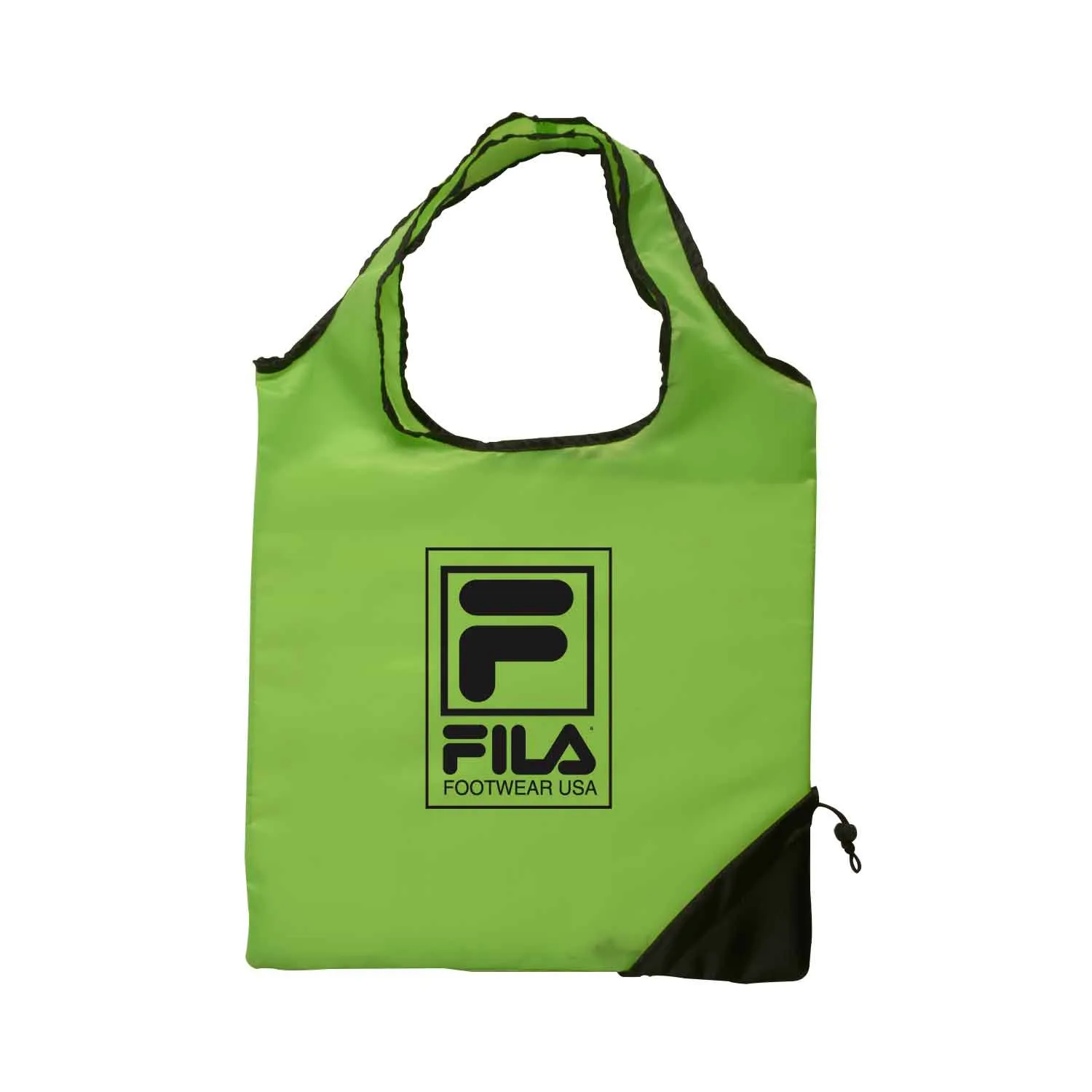 Custom Tote Bag Polyester Foldable with Pouch - 15 x 16 in - product view 4