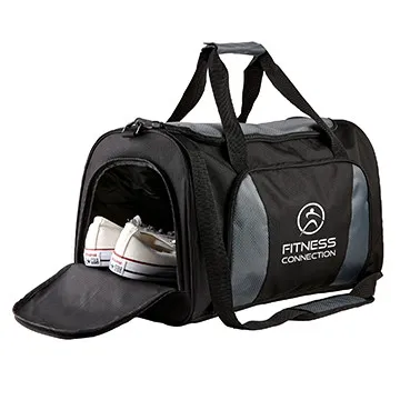 Ripstop Polyester Duffel Bag with Shoe Compartment - 19.5 in - product view 3