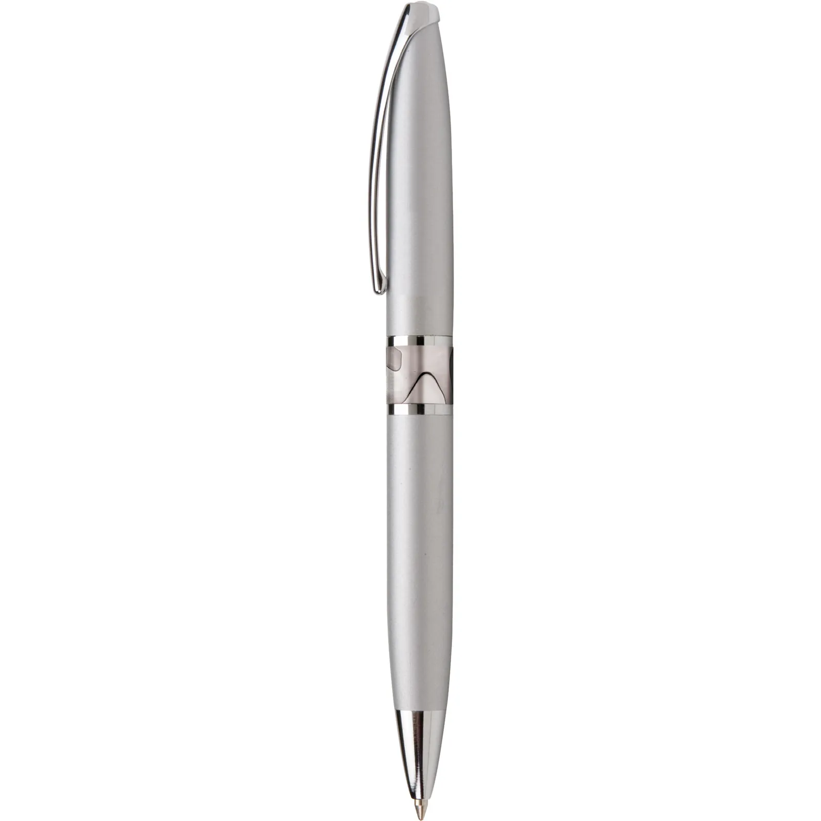 Executive Metal Pen with Marble Acrylic Band - 5.6 in - blank view 9