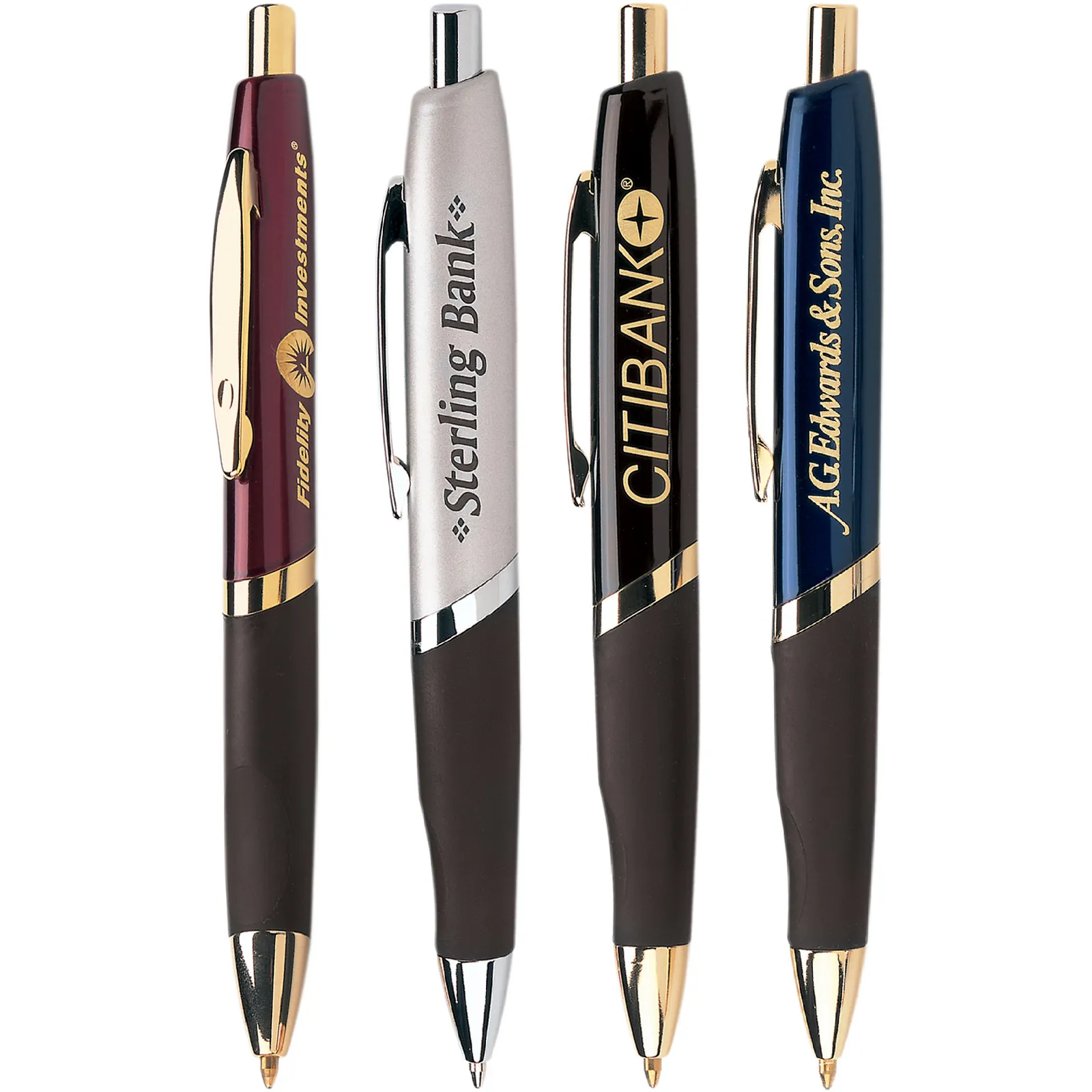 Jumbo Executive Pen 24K Gold Plated Accents - 5.4 in