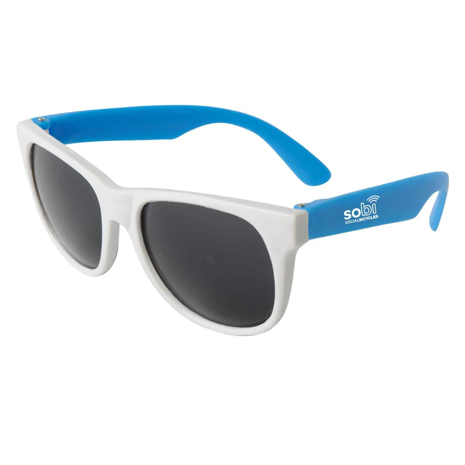 Sunglasses Neon White Frame UV Protection - 5 3/4 in - product view 5