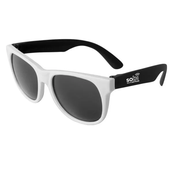 Sunglasses Neon White Frame UV Protection - 5 3/4 in - product view 7
