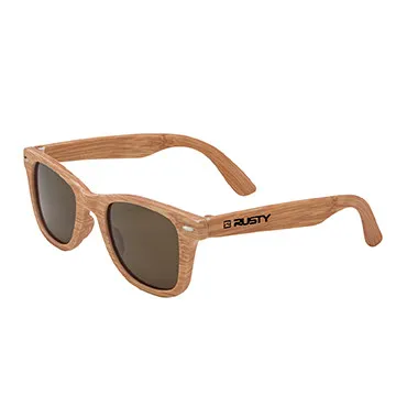Sunglasses Wood Grain Style UV Protection - 5 3/4 in - product view 3