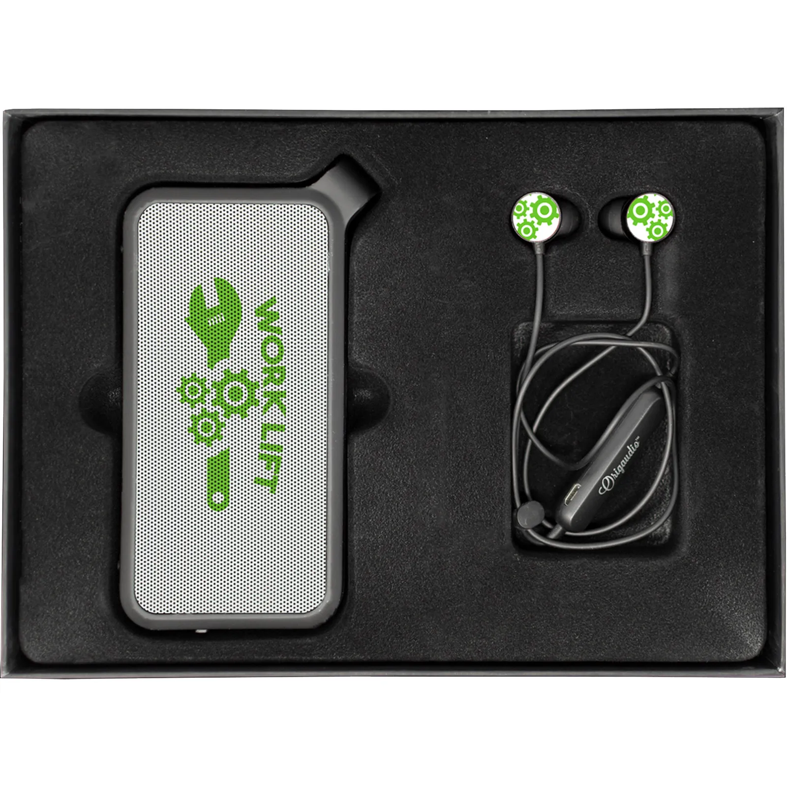 Waterproof Speaker & Wireless Earbuds Travel Kit IPX7