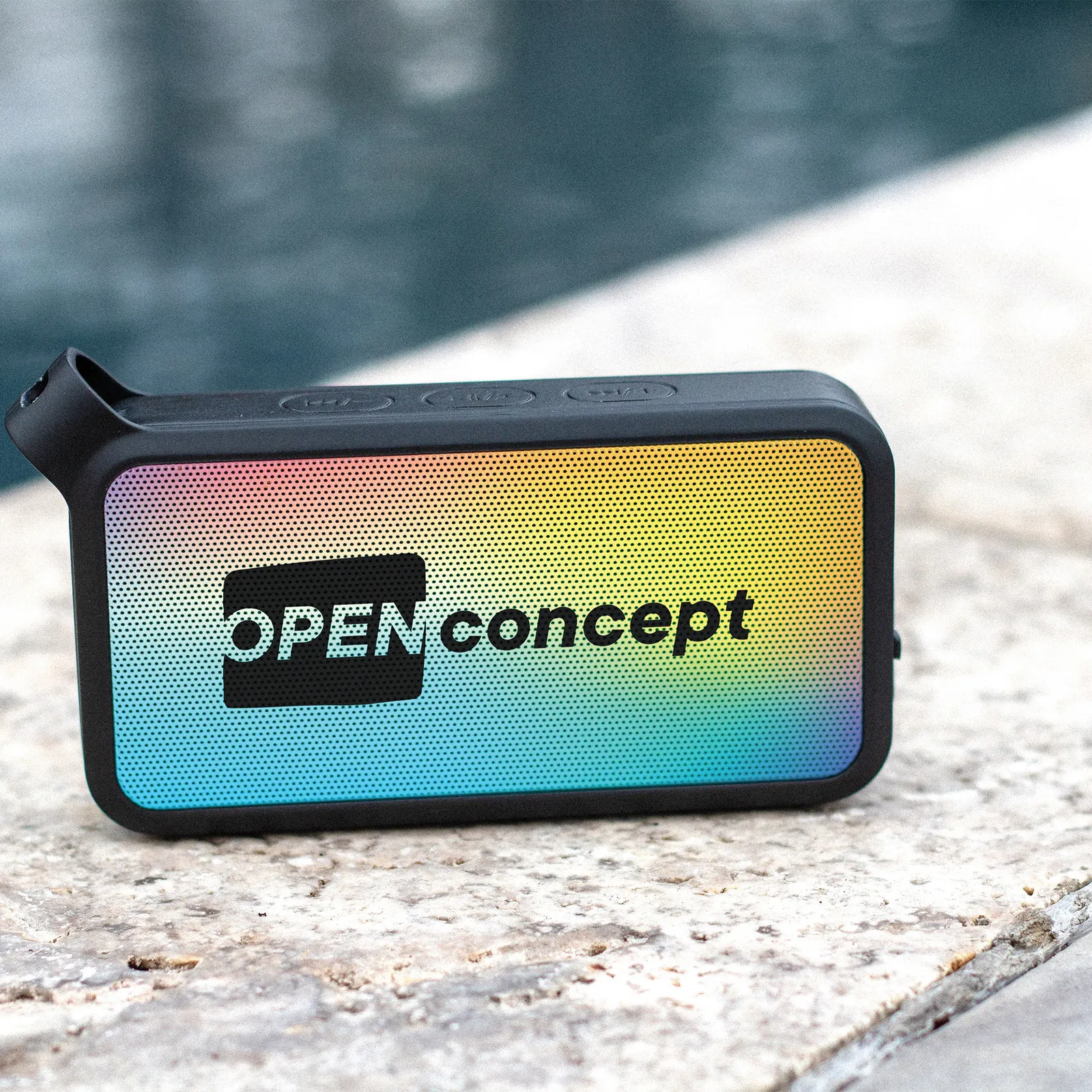 Waterproof Wireless Speaker Recycled ABS - 5 1/8 in