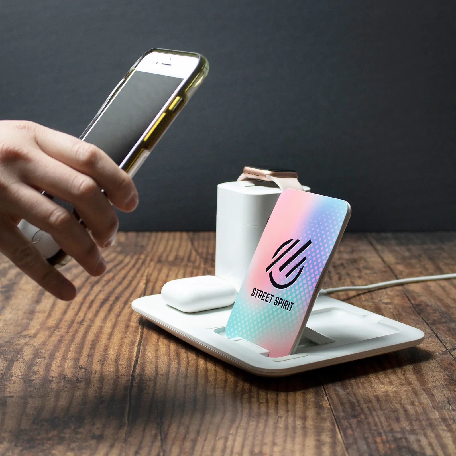 Wireless Charging Dock 3-in-1 Multi Device - 8 in