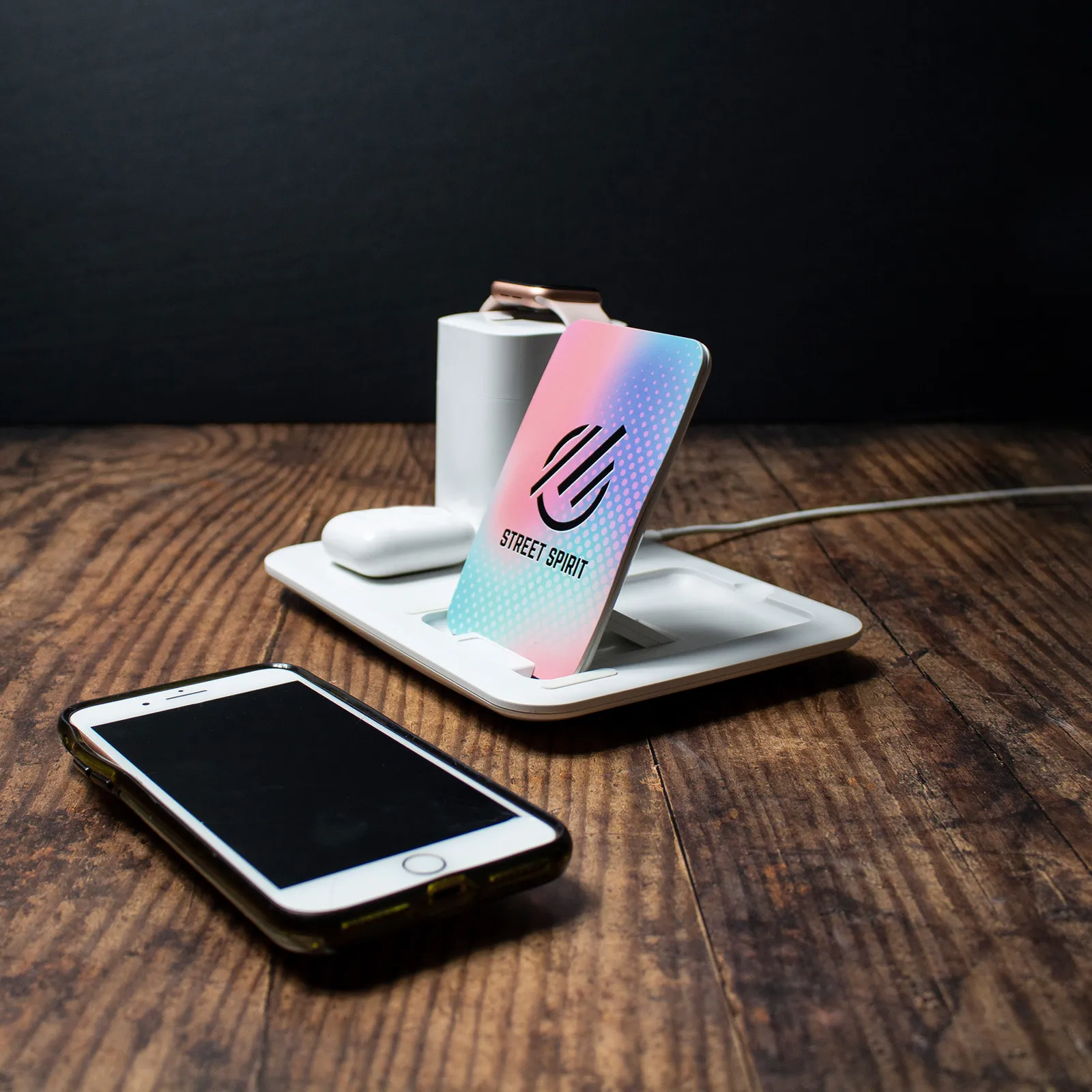 Wireless Charging Dock 3-in-1 Multi Device - 8 in - product view 3