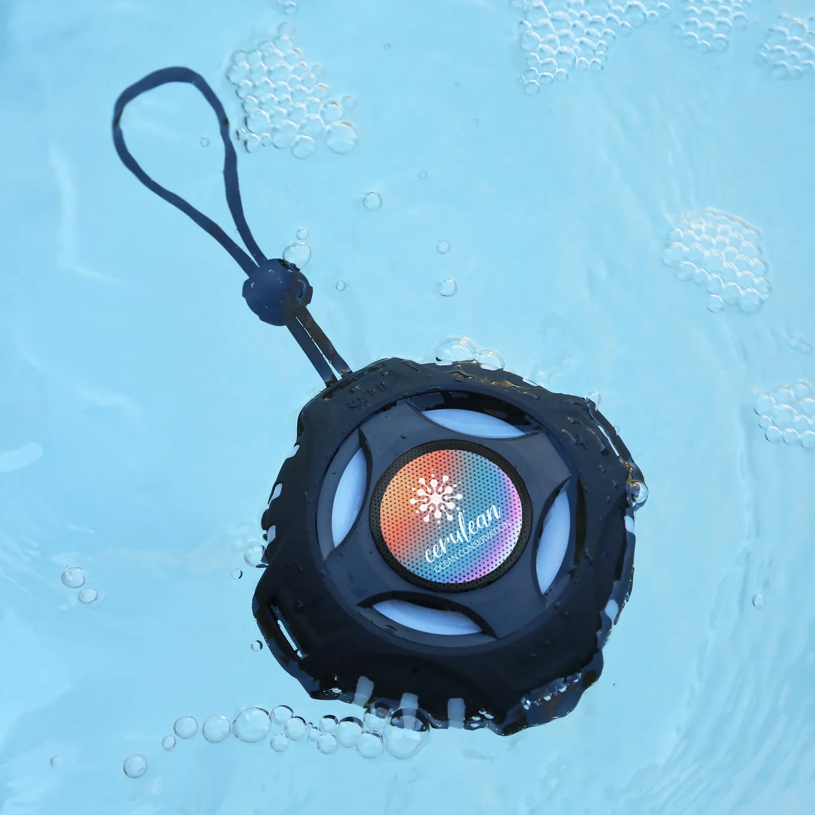 Floating Wireless Speaker Waterproof LED Light - 4.25 in
