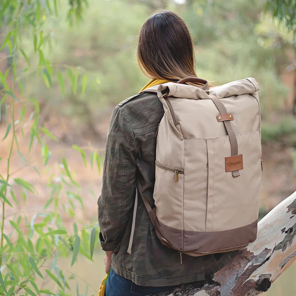 Roll Top Backpack Water Resistant 25 Liter Capacity - product view 2