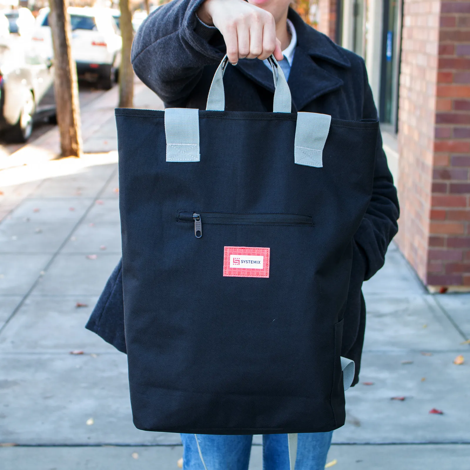 Tote Bag Convertible Backpack 15 Inch Laptop Sleeve - product view 4