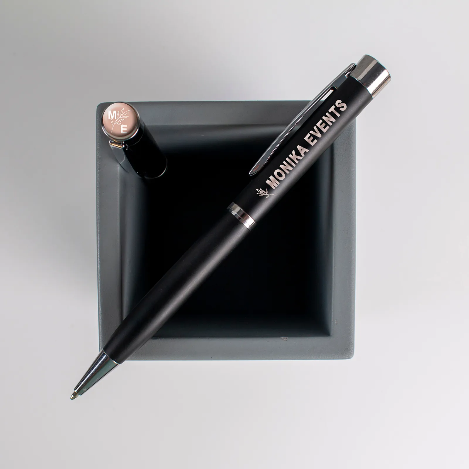 Executive Pen with Photodome Twist Action (Black)
