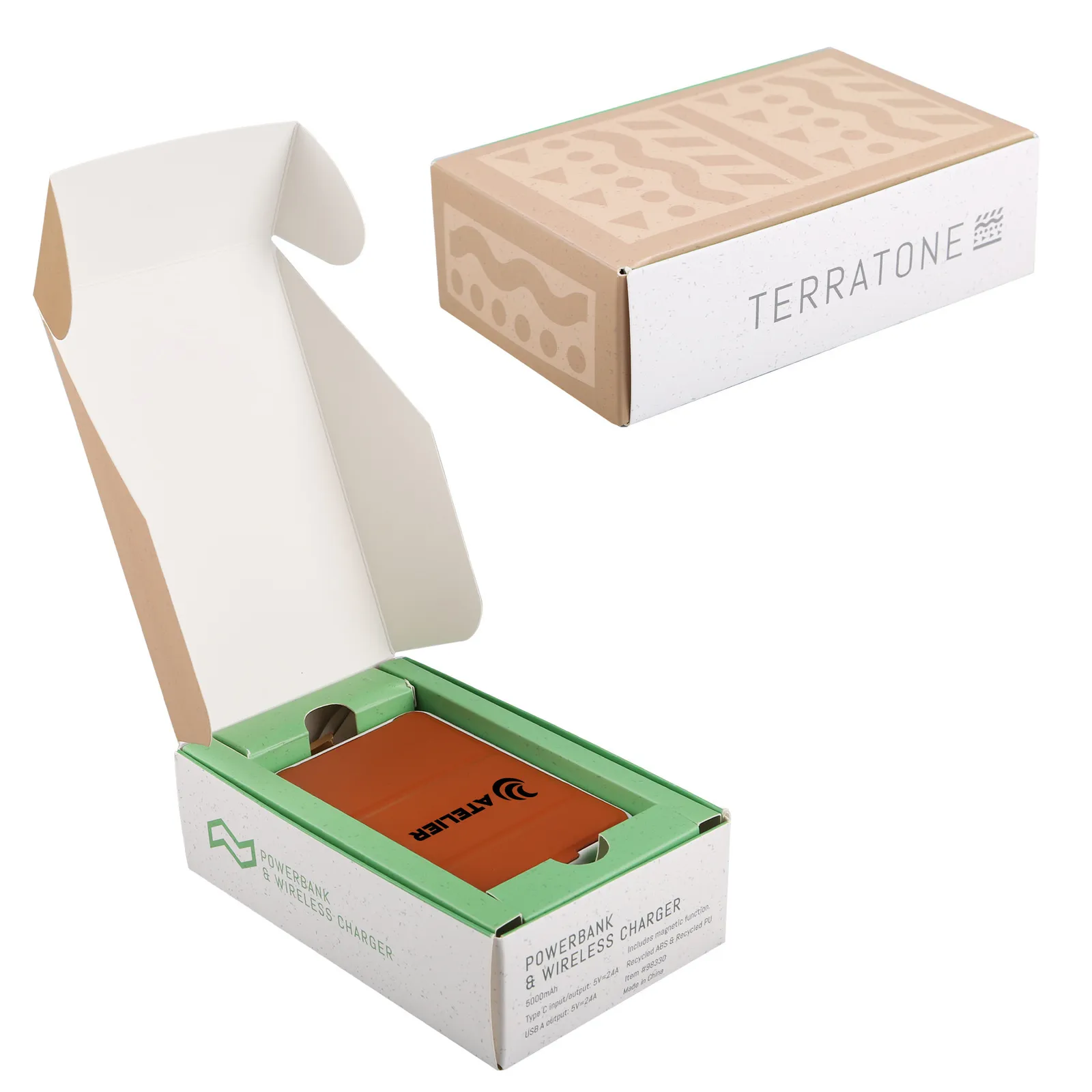 Wireless Charger Power Bank Eco-Friendly - 5000 mAh - product view 7