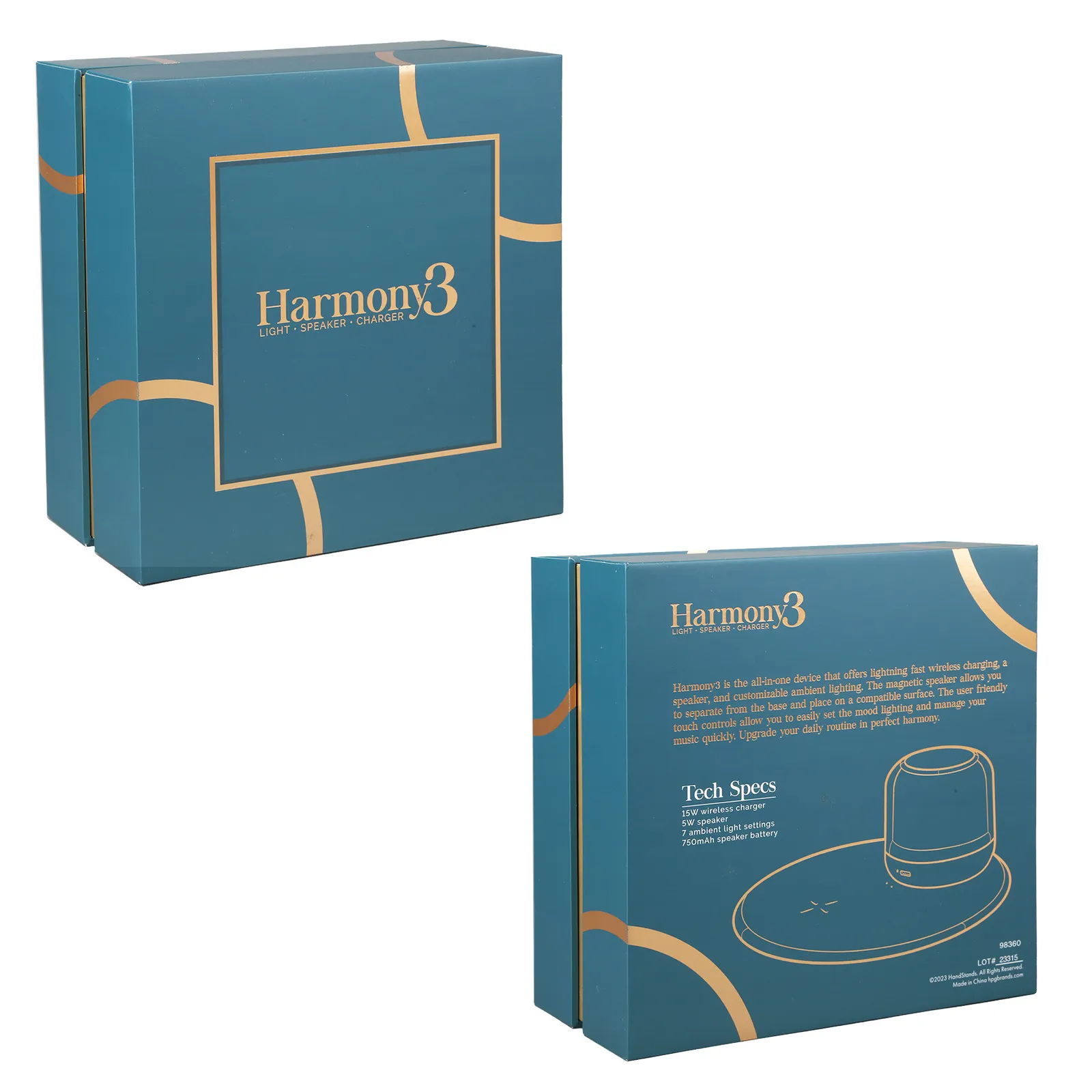 Wireless Charger Speaker Light 3-in-1 with RGB Modes - product view 8