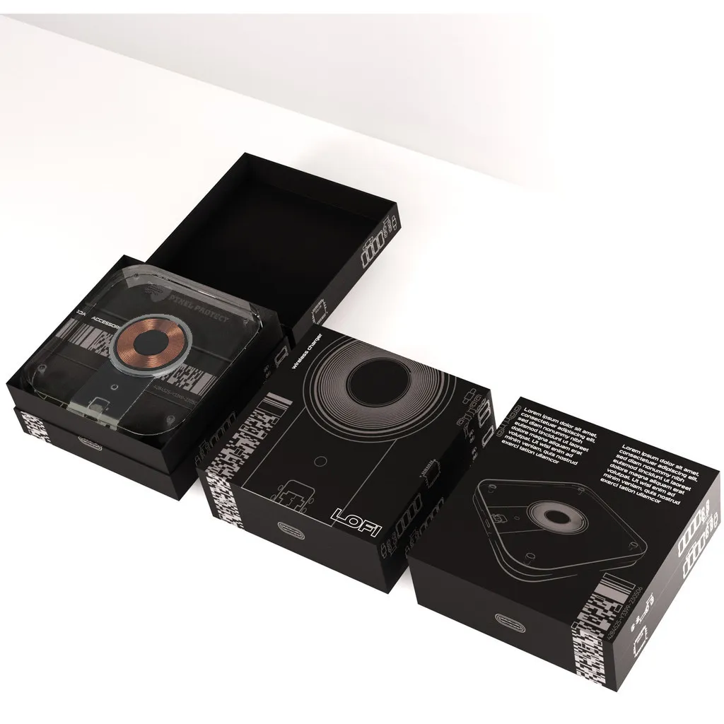 Wireless Charger Acrylic with Color-Changing LED - 15W - product view 10