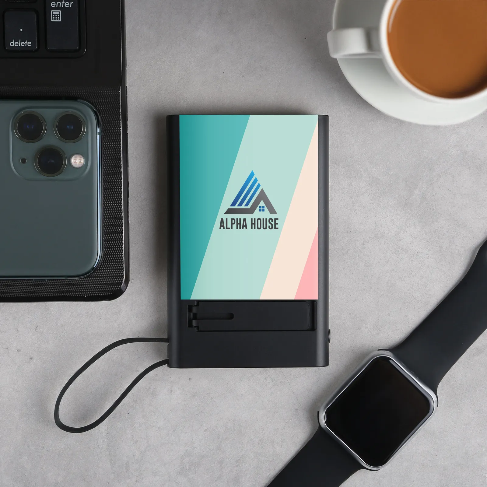 Power Bank Wireless Charging Magnetic - 5000 mAh - product view 2