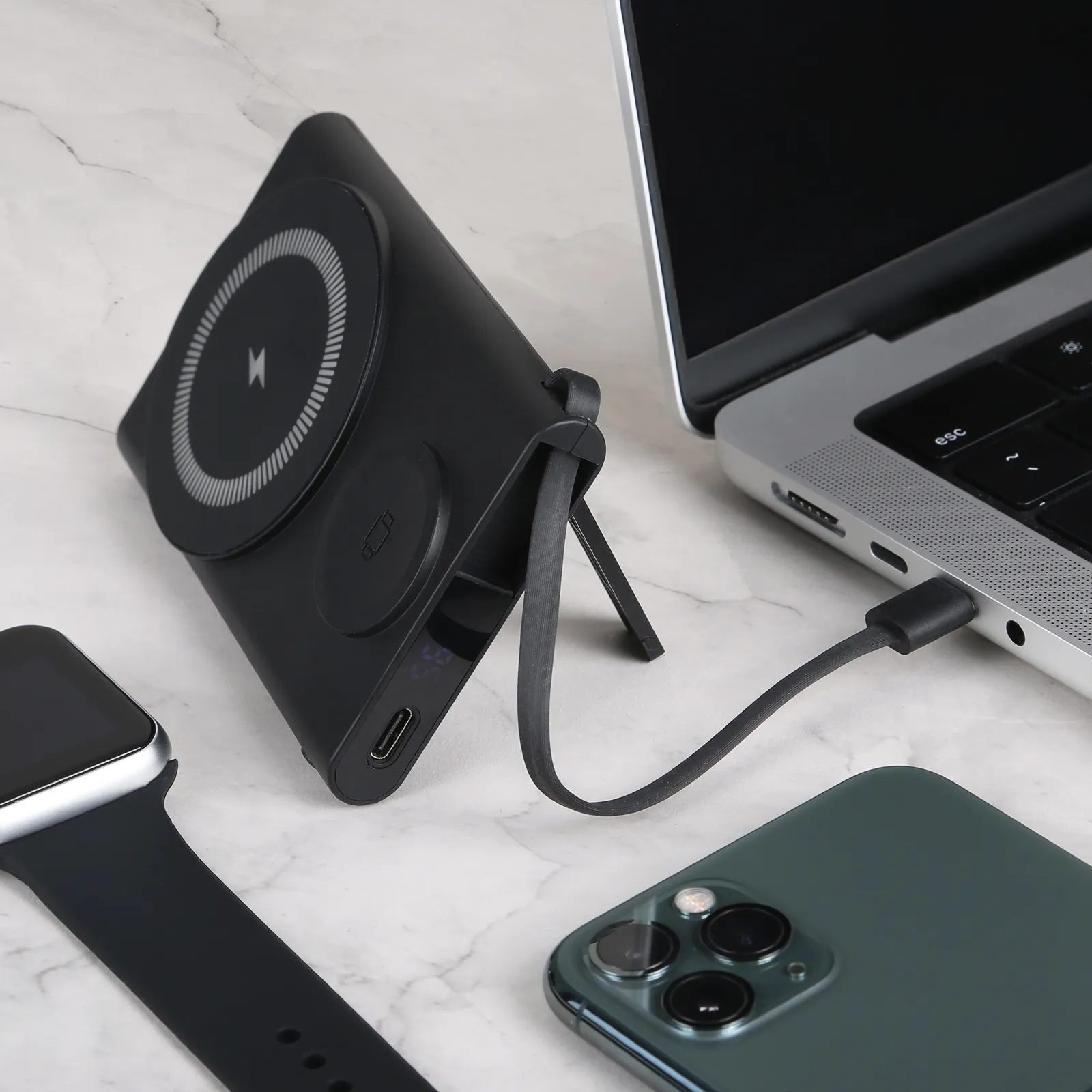 Power Bank Wireless Charging Magnetic - 5000 mAh - product view 5