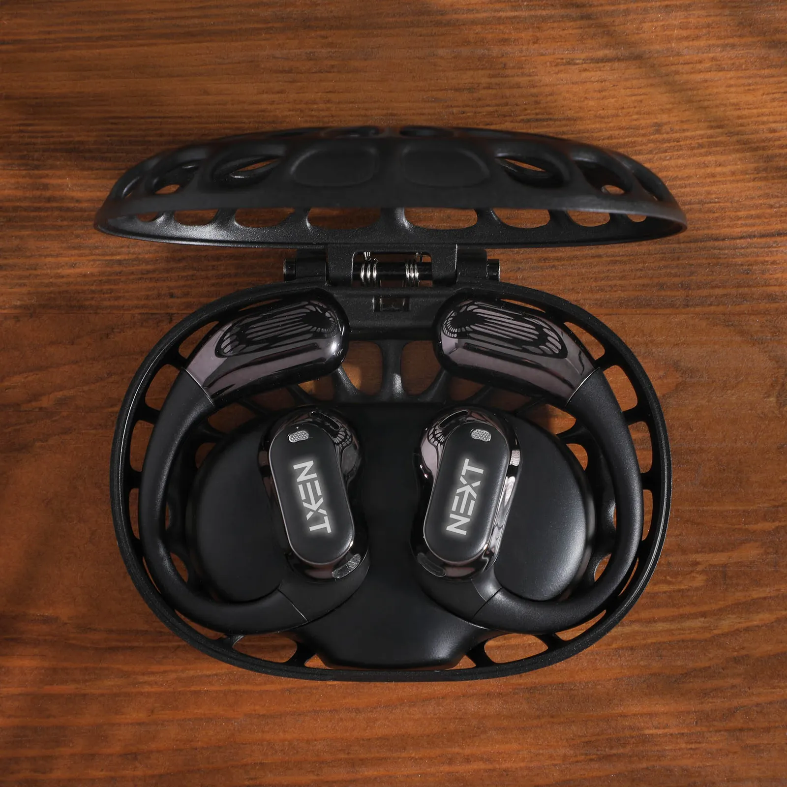 Wireless Earbuds Over Ear Illuminated Metal Case