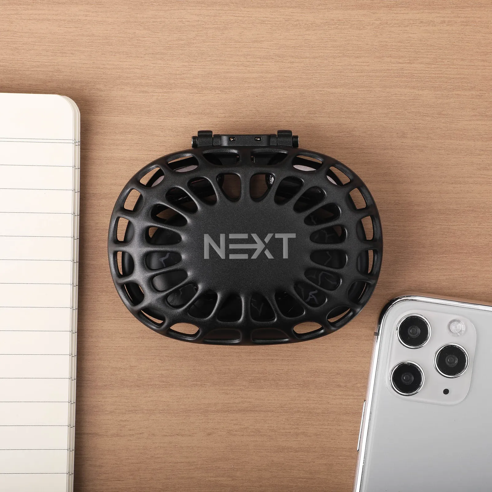 Wireless Earbuds Over Ear Illuminated Metal Case - product view 5