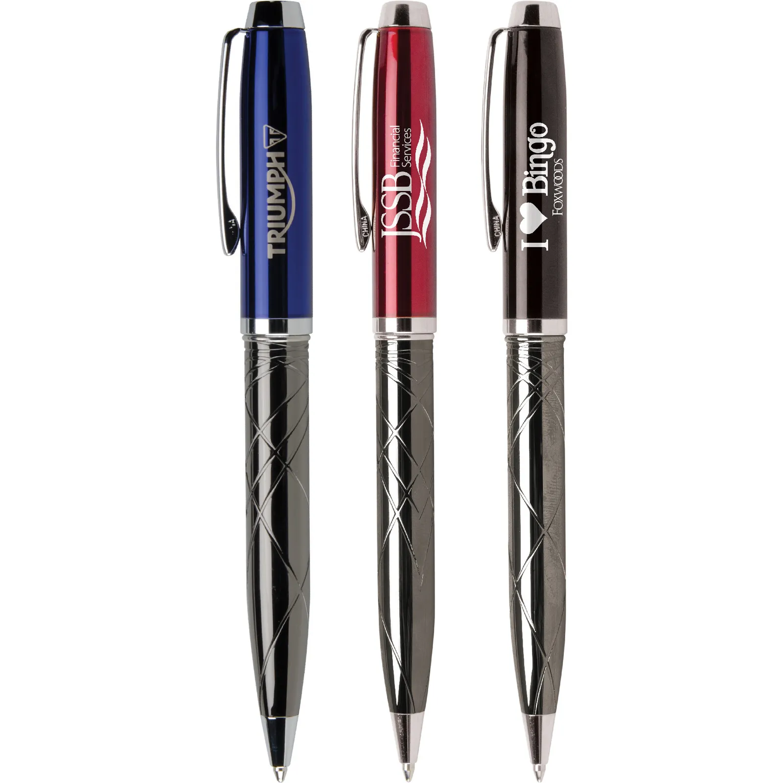 Ballpoint Pen Metal Guilloche Engraved Executive