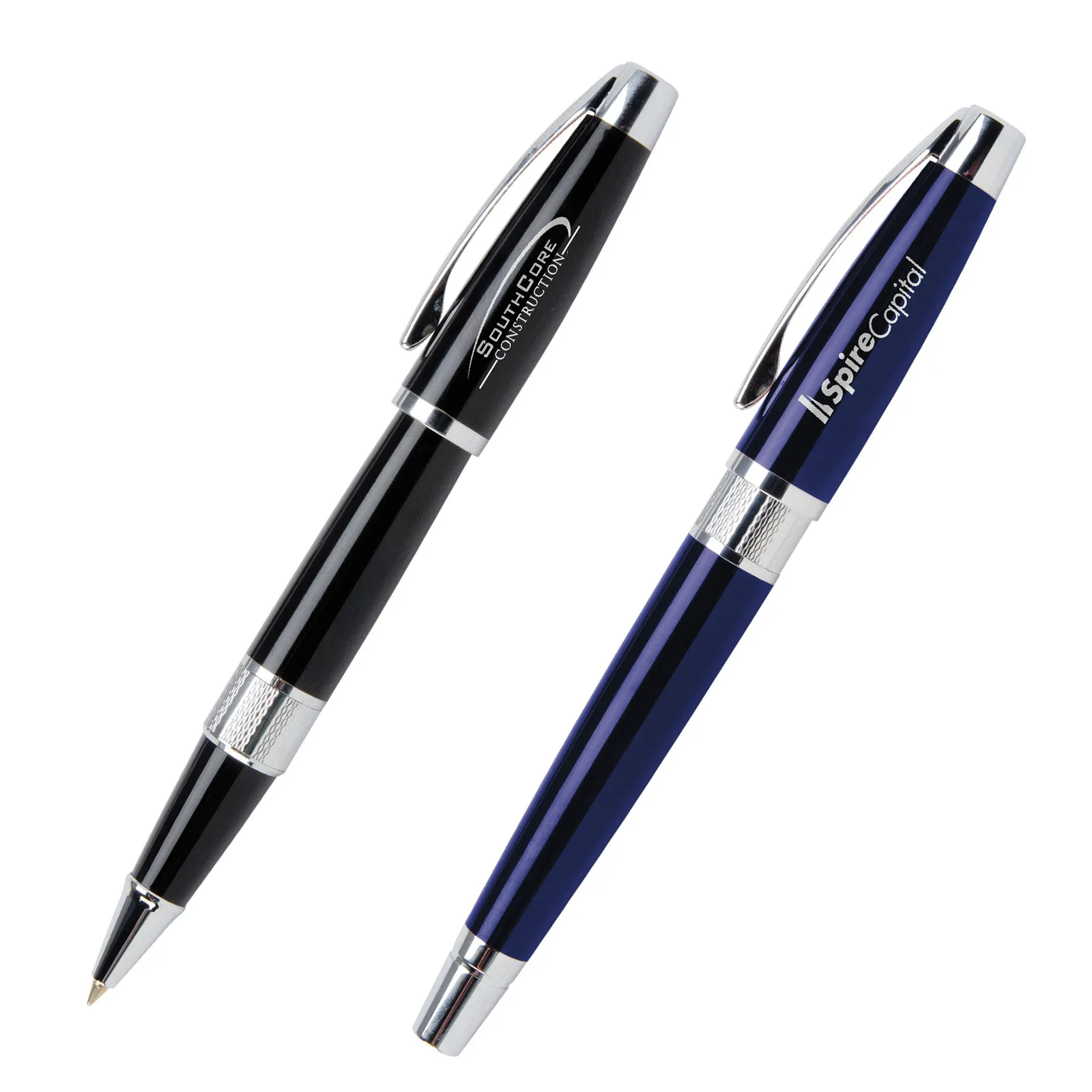 Rollerball Pen Metal Guilloche Center Band Executive