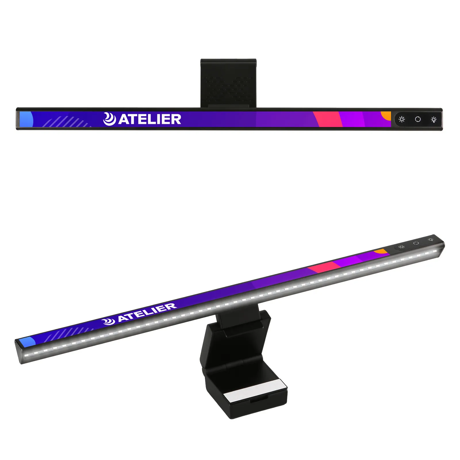 Monitor Light Bar Aluminum Clip-On Timer - 16.5 in - product view 5