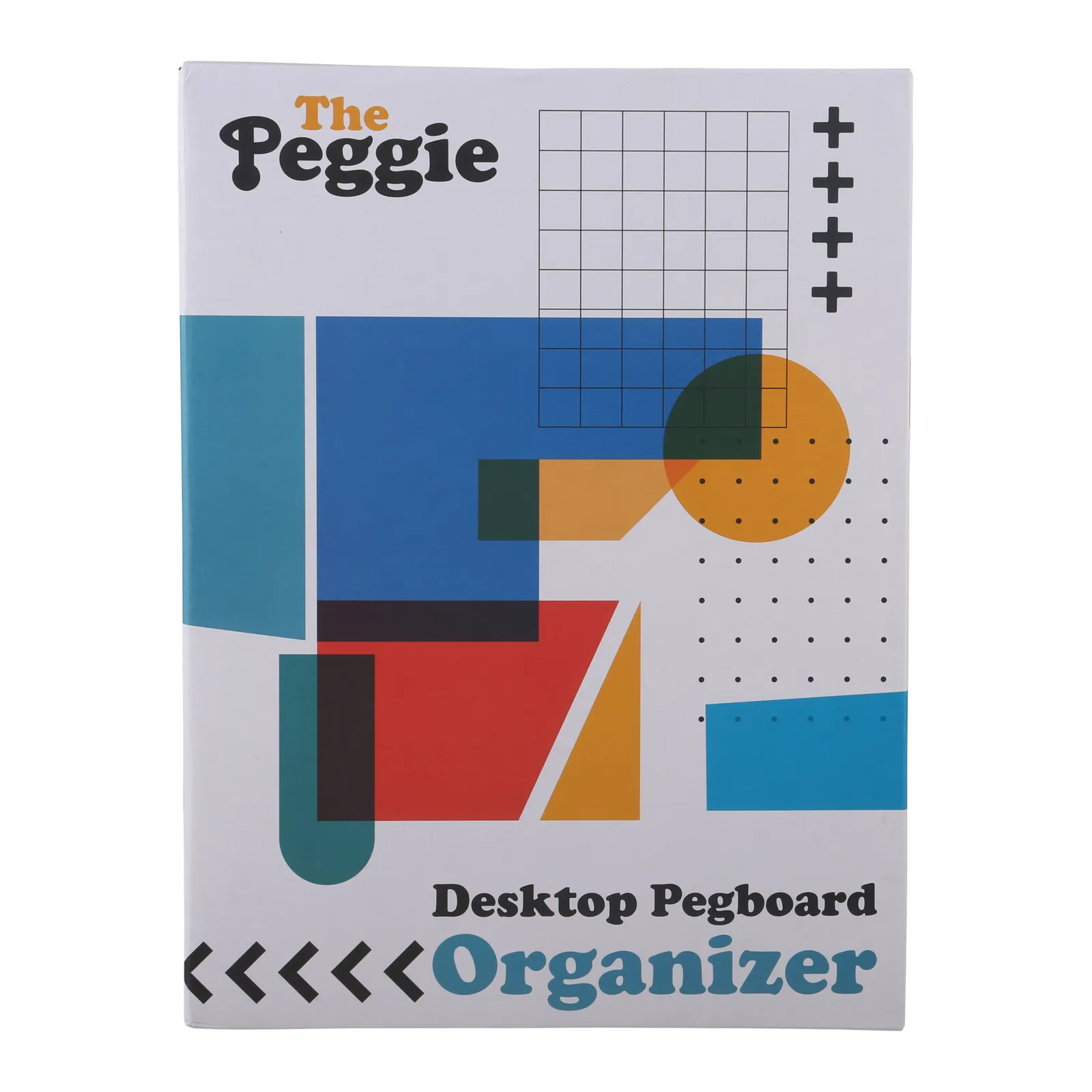 Desktop Pegboard Organizer Black Metal - 12 x 9 in - product view 8