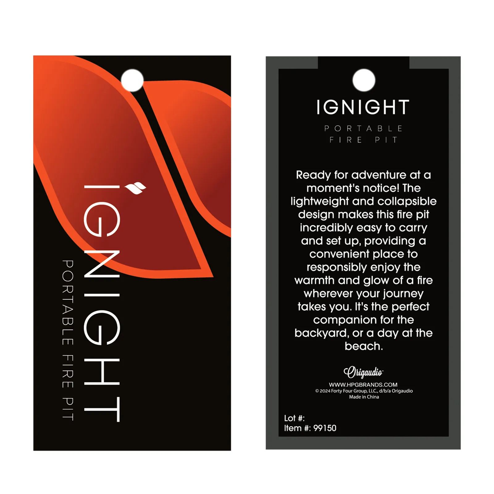 Portable Fire Pit Collapsible Steel Mesh - 16.5 x 16.5 in - product view 6