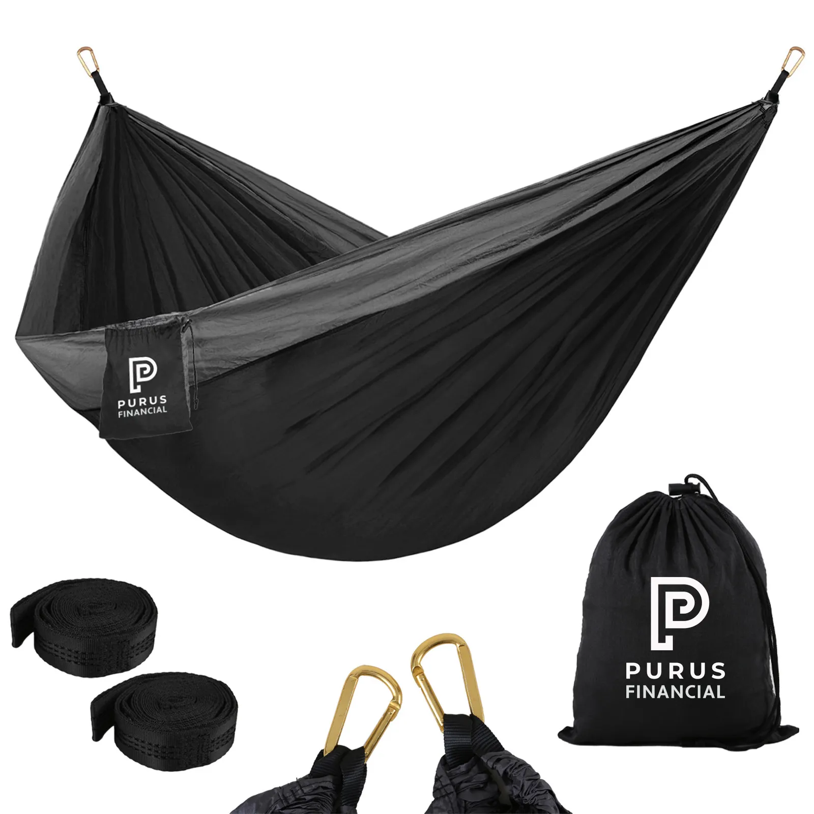 Portable Hammock with Carry Bag 350lb Capacity - 55 x 106 in
