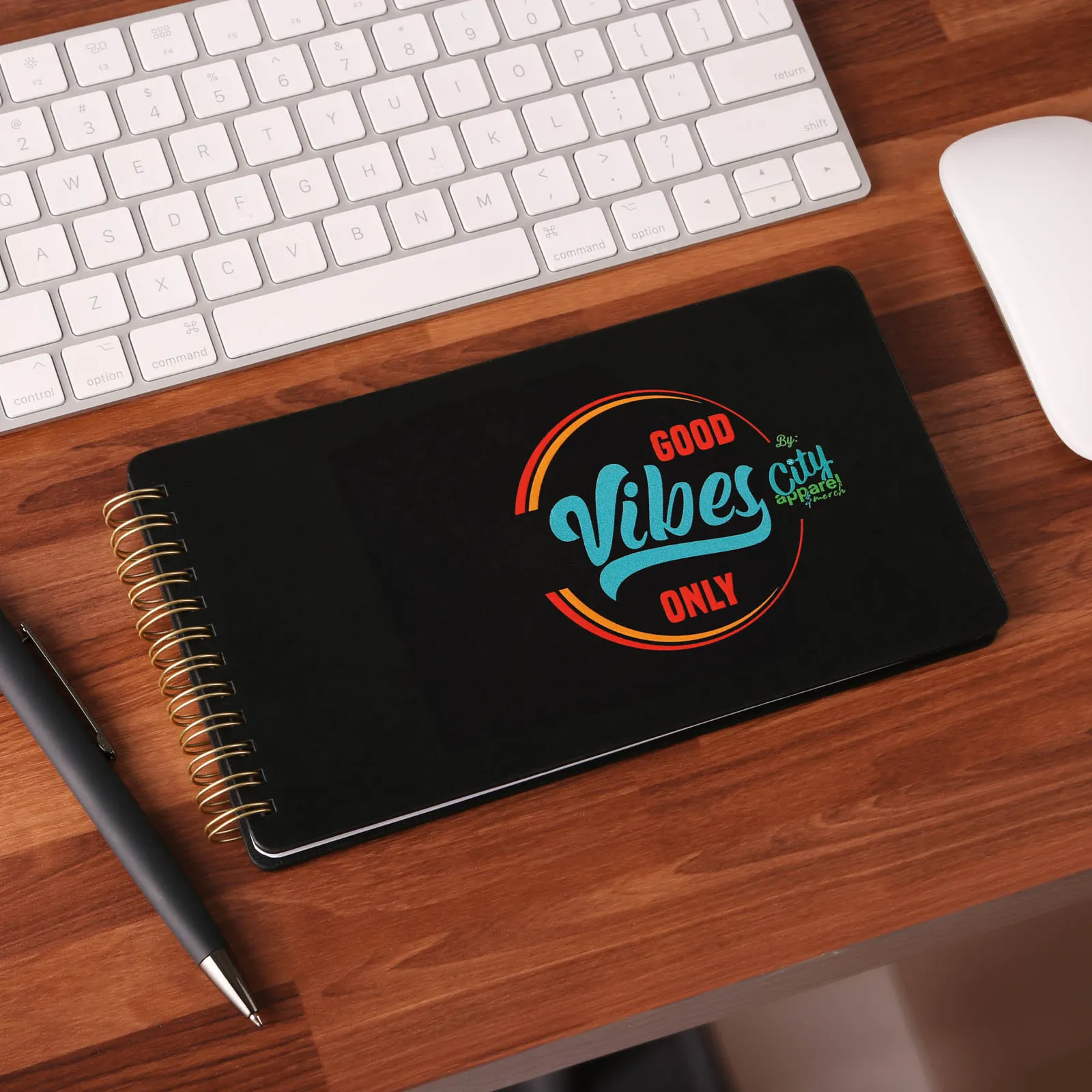 Desktop Notebook Spiral Bound Lengthwise - 8.75 x 4.5 in