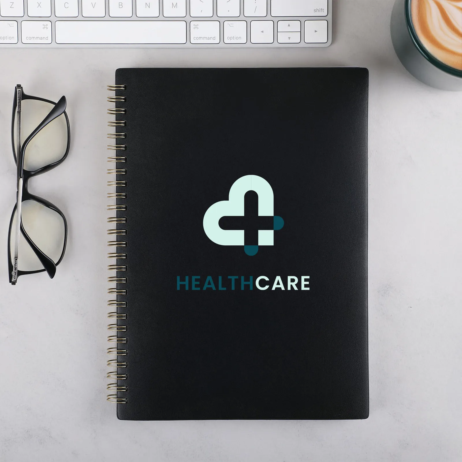 Large Notebook Ring Bound Euro-Dot Paper - 7 x 9.75 in - product view 3