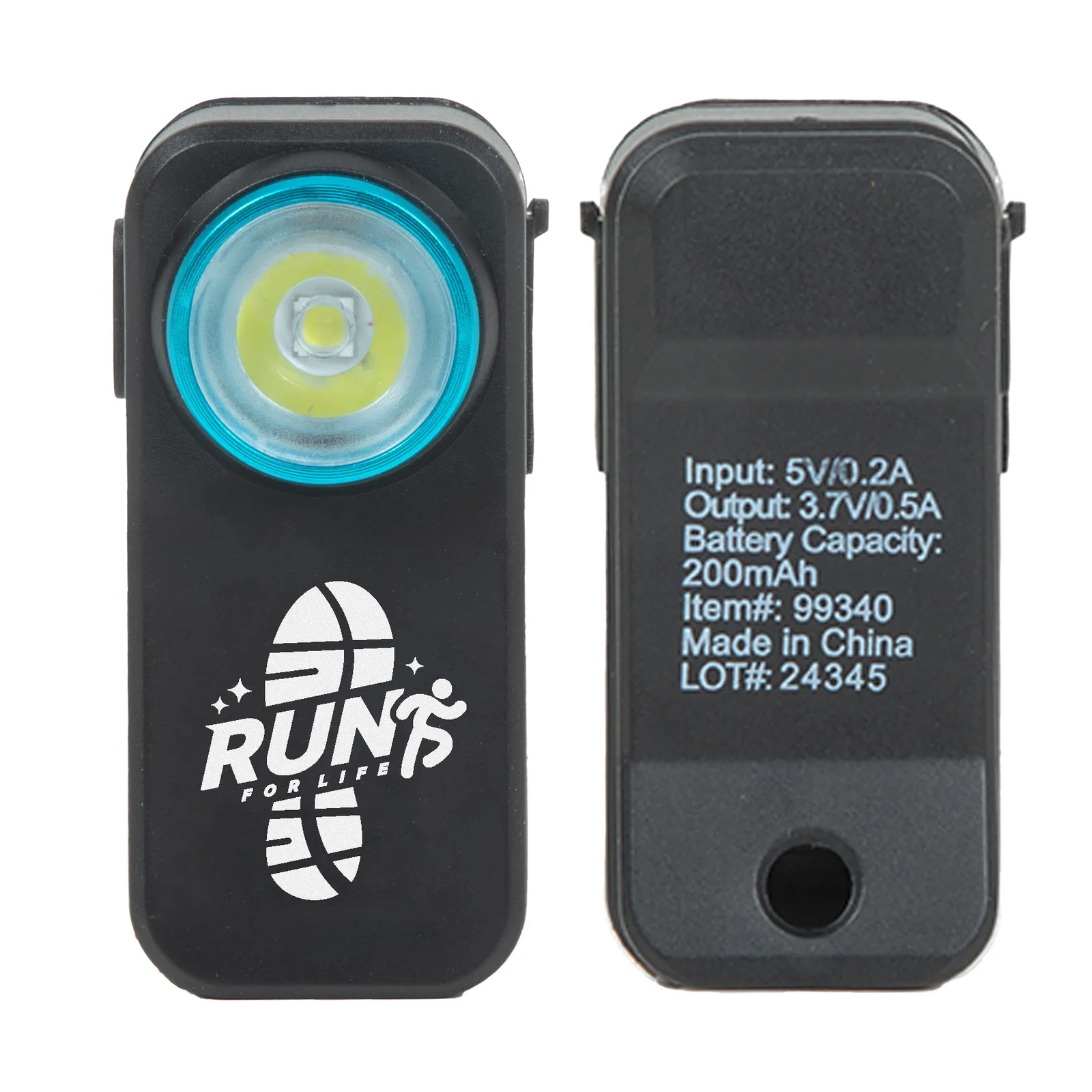 Clip-On Flashlight Rechargeable with Magnet - 1.875 in - product view 6