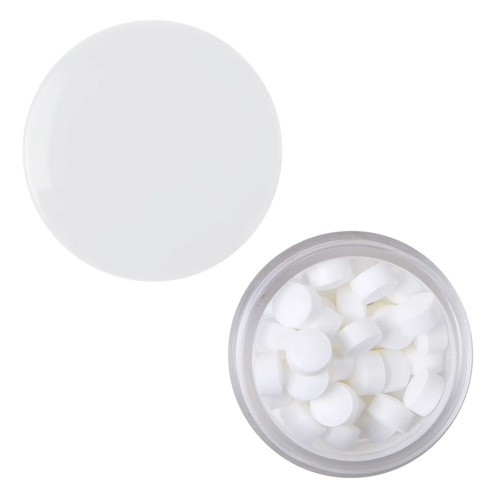 Mint Jar Round Plastic Sugar-Free Peppermint - 1.06 x 1.25 in - blank view 2