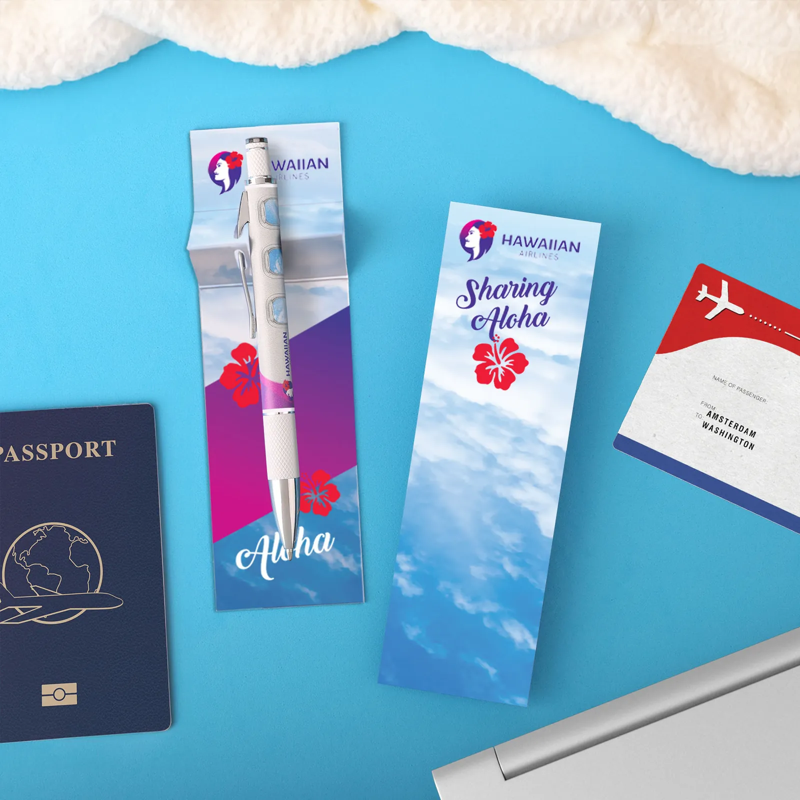 Pen Backer Card Double-Sided Cardstock - 6.5 x 2 in