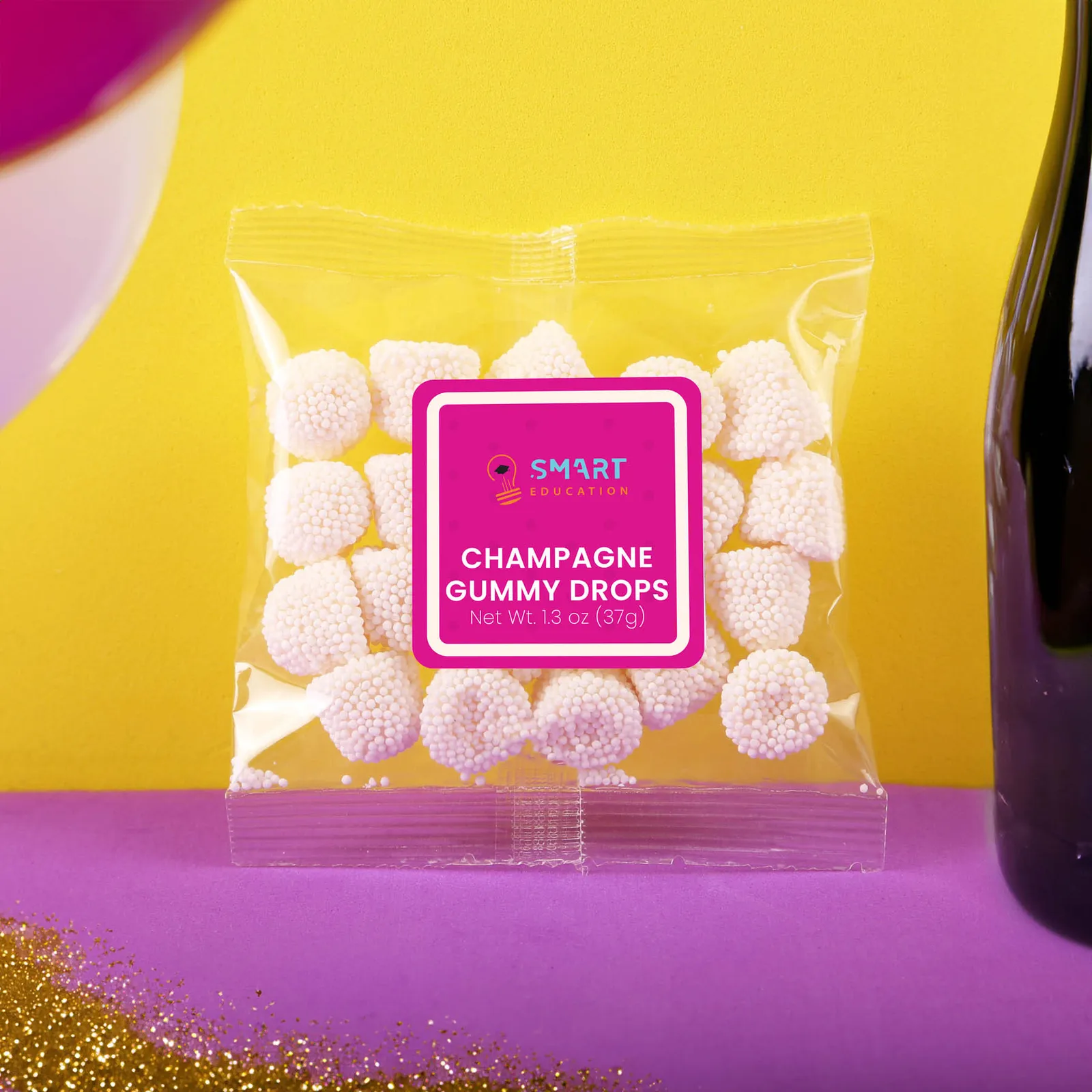 Champagne Flavored Gummy Drops Taster Packet - 1.3 oz - product view 1