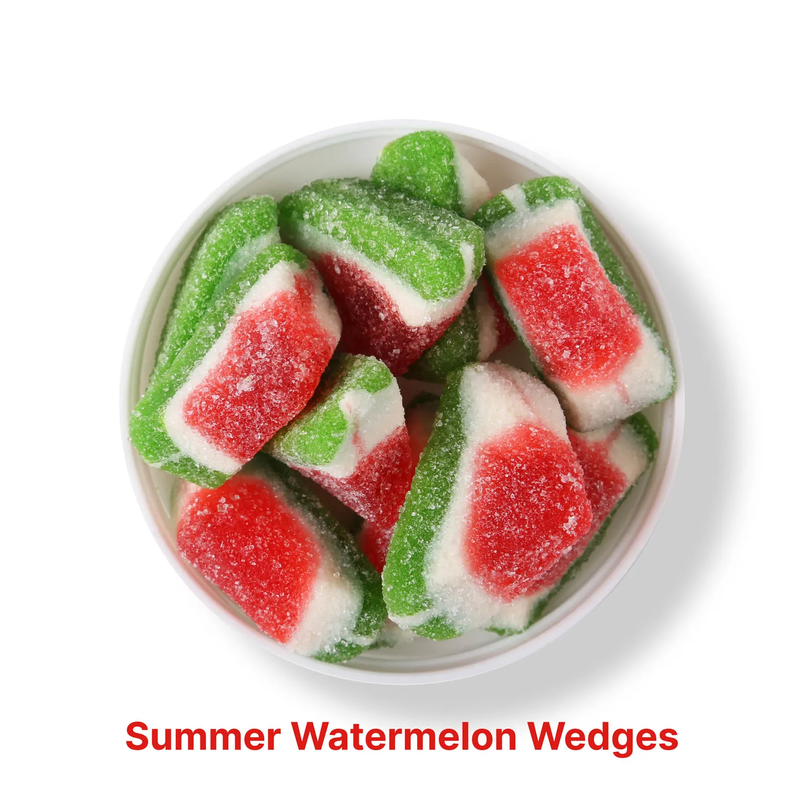 Watermelon Flavored Gummy Wedges Large Jar - 7 oz - product view 3