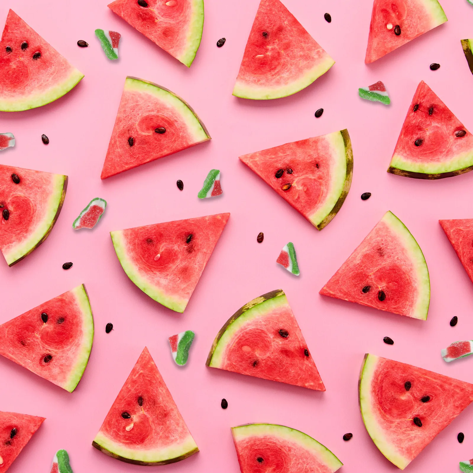 Watermelon Flavored Gummy Wedges Large Jar - 7 oz - product view 4