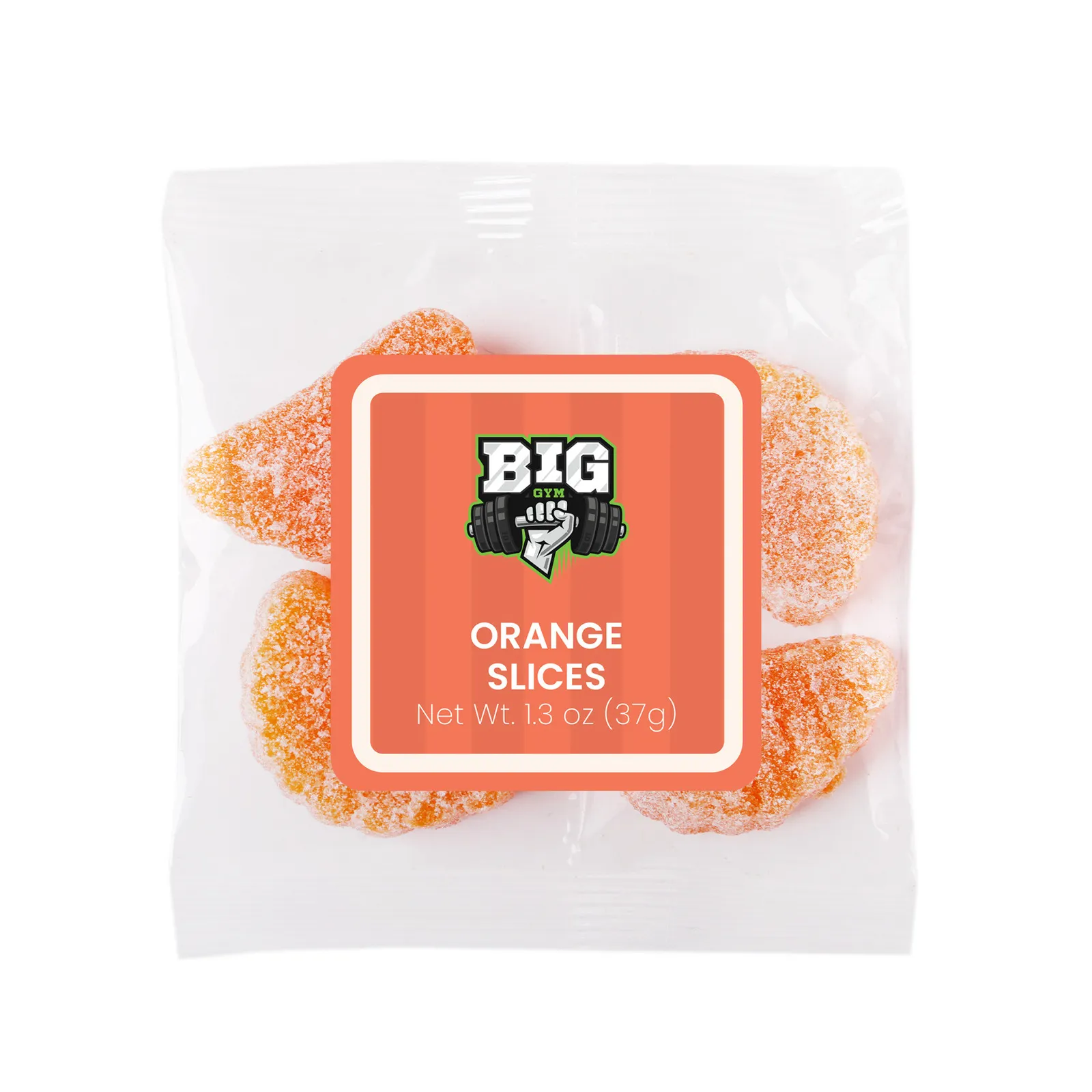 Orange Slice Gummy Candy Sugar Coated - 1.3 oz - product view 2