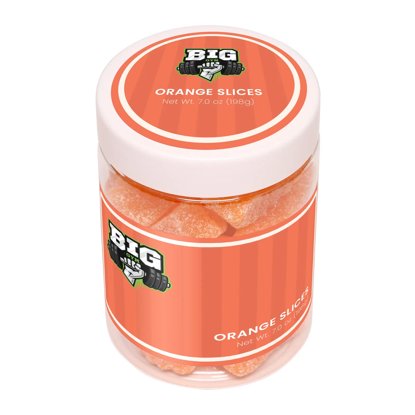 Orange Slice Gummy Candy Sugar Coated - 7 oz - product view 2
