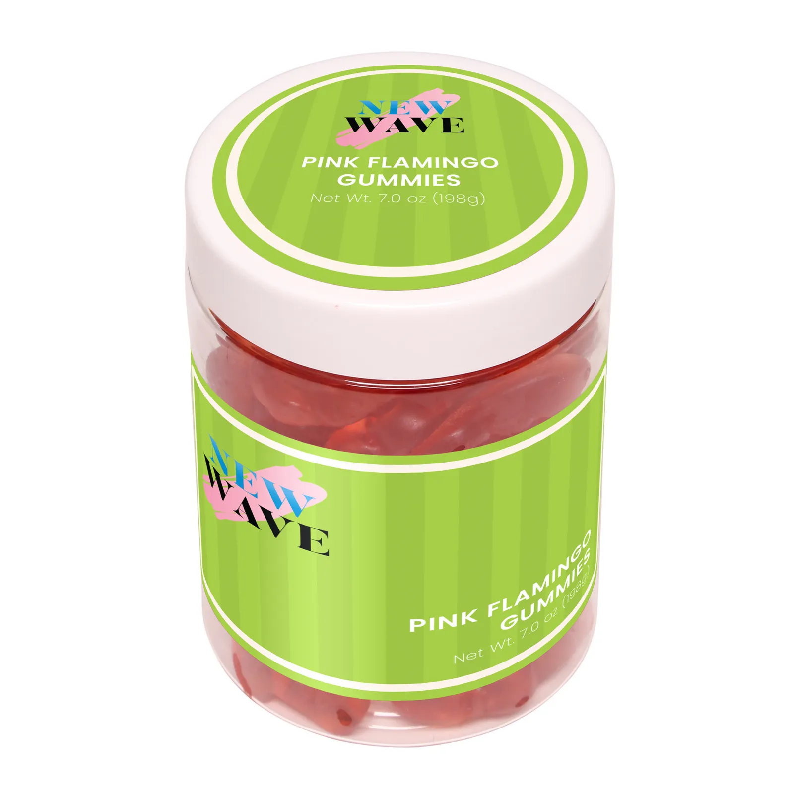 Gummy Candy Pink Flamingo Strawberry Flavor - 7 oz - product view 2