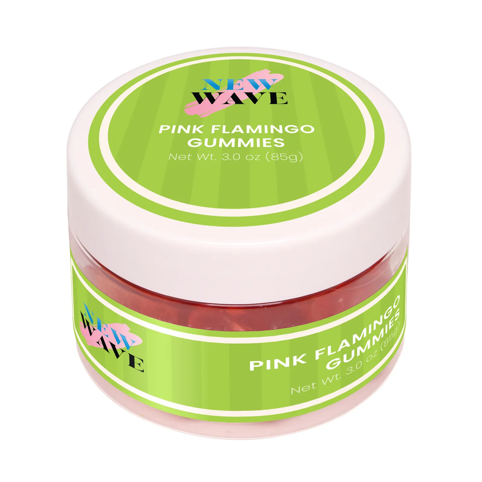 Gummy Candy Pink Flamingo Strawberry Flavor - 3 oz - product view 2