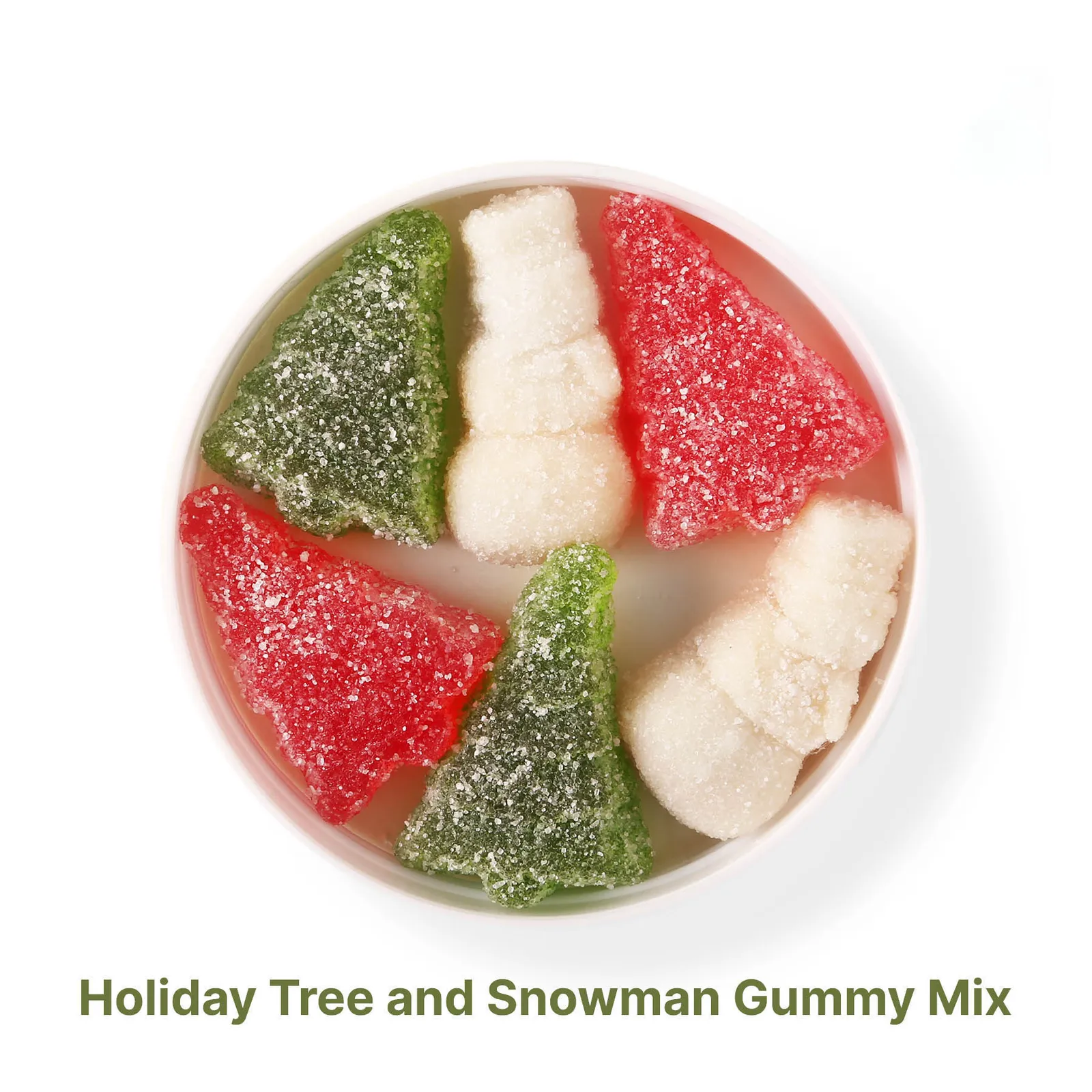 Holiday Gummy Mix Tree and Snowman Shapes - 1.3 oz - product view 3
