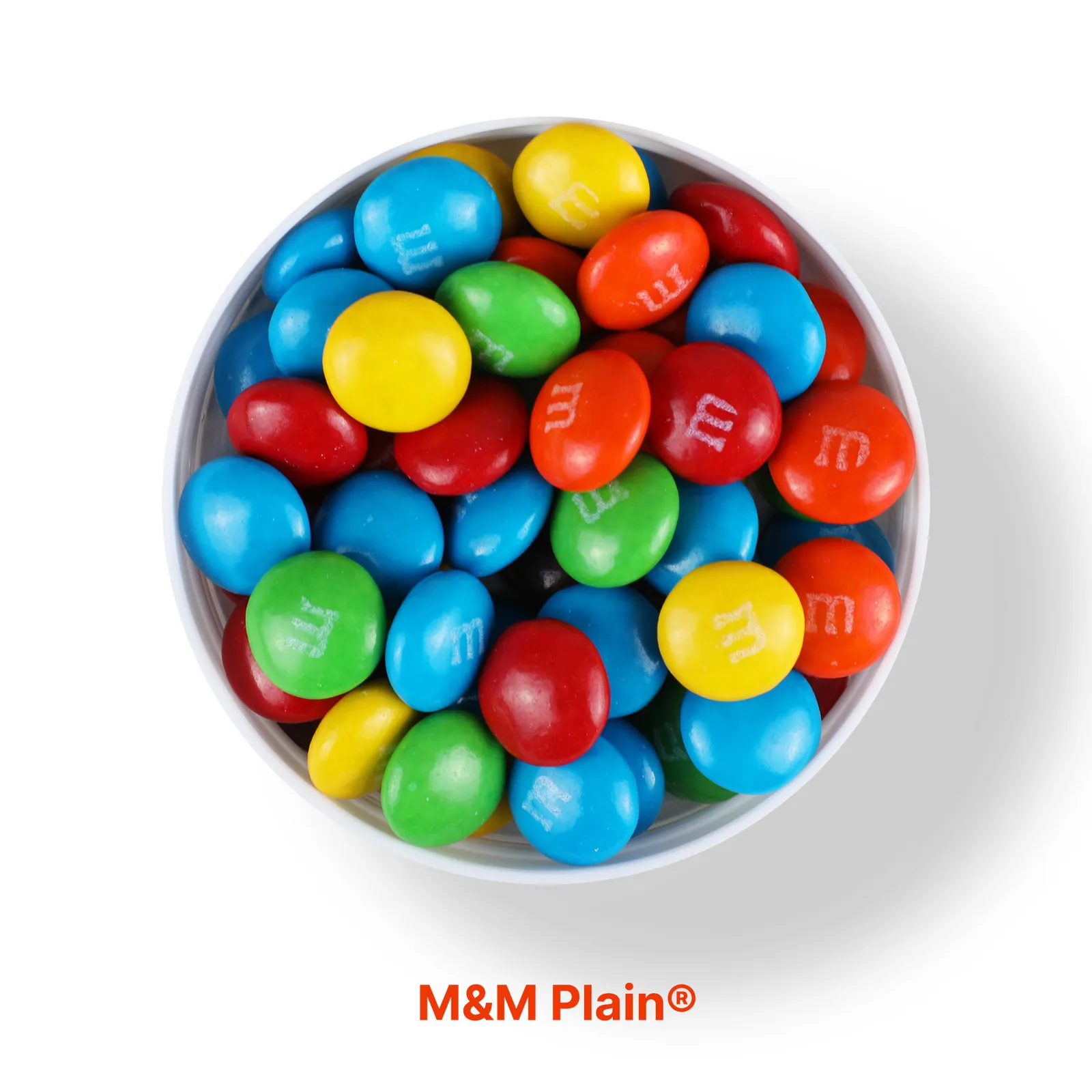 M&M's Plain Milk Chocolate Candy in Jar - 1.3 oz - product view 2